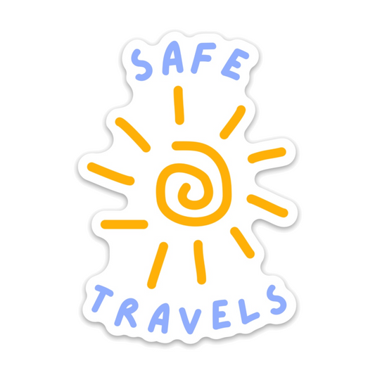 SAFE TRAVELS Sticker